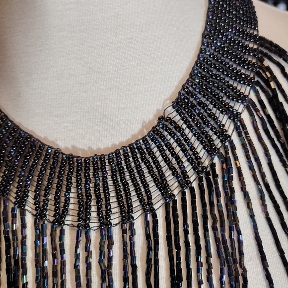 Vintage Beaded Collar *Needs work - Picture 7 of 8